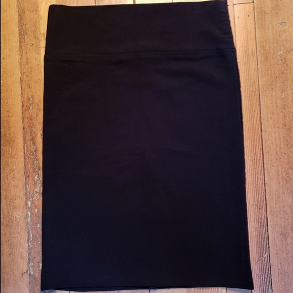 Valia Basic Black High Waist Pencil Skirt Size 5 - Picture 4 of 4